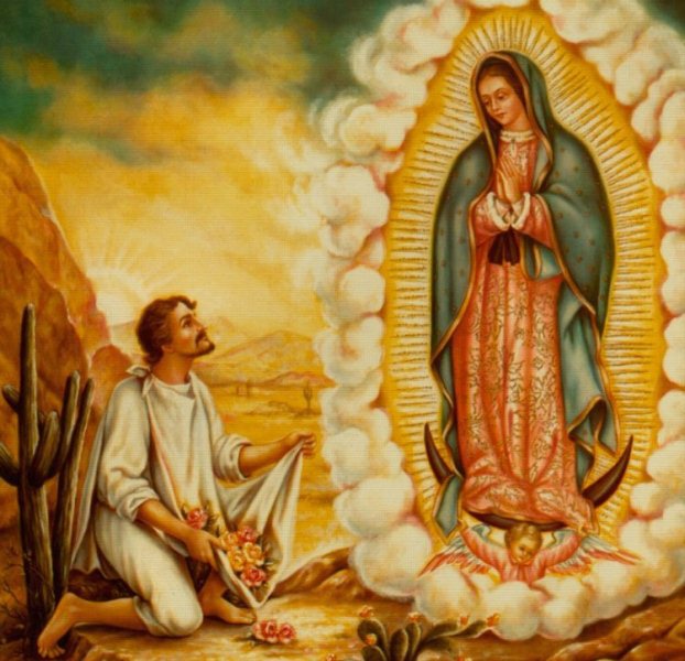 Hoy se celebra el día de la Virgen de Guadalupe