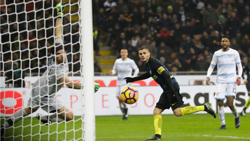 Inter estiró a tres su racha de victorias en Serie A