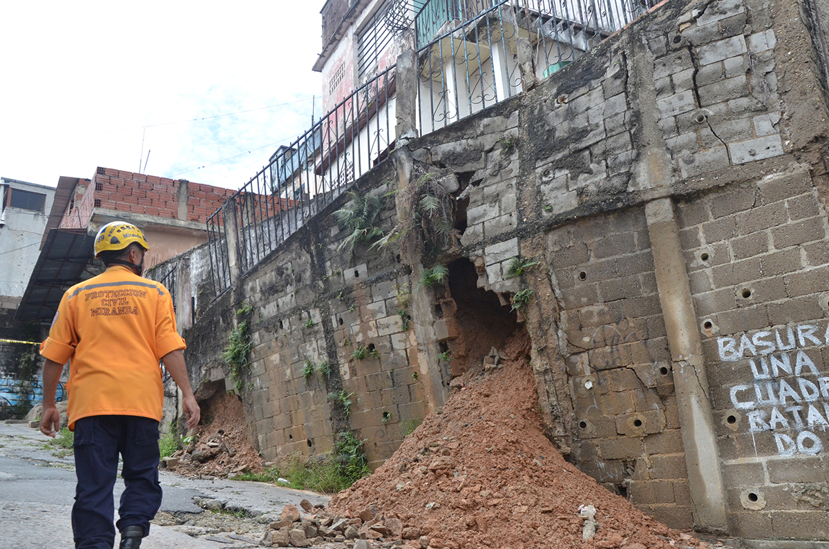 478 casas golpeadas por lluvias en Miranda