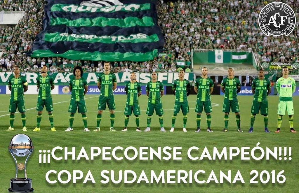 Chapecoense es el campeón de la Copa Sudamericana 2016
