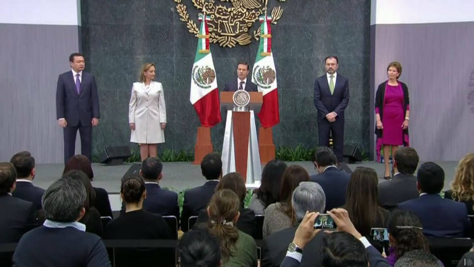 Peña Nieto juramenta a Luis Videgaray como su ministro de Exteriores