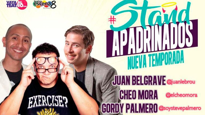 Ciclo de comedia “Stand Apadrinados” iniciará el 13 de enero en Las Mercedes