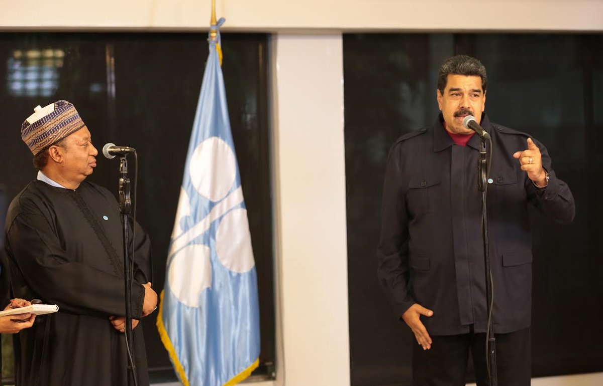 Maduro y Barkindo afinan estrategias para estabilizar el crudo