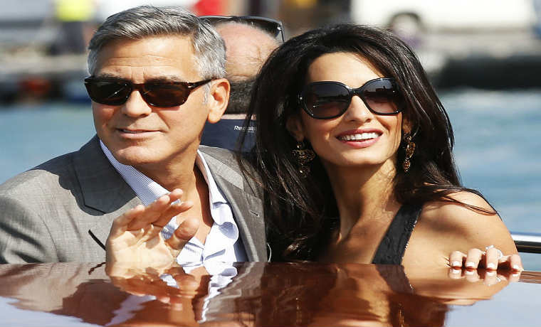 Amal y George Clooney estarían en la “dulce espera” de gemelos