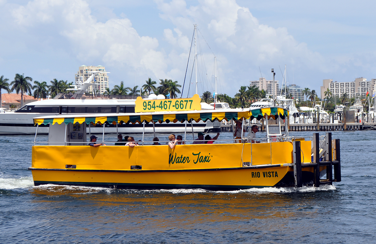 Taxi acuático en Miami