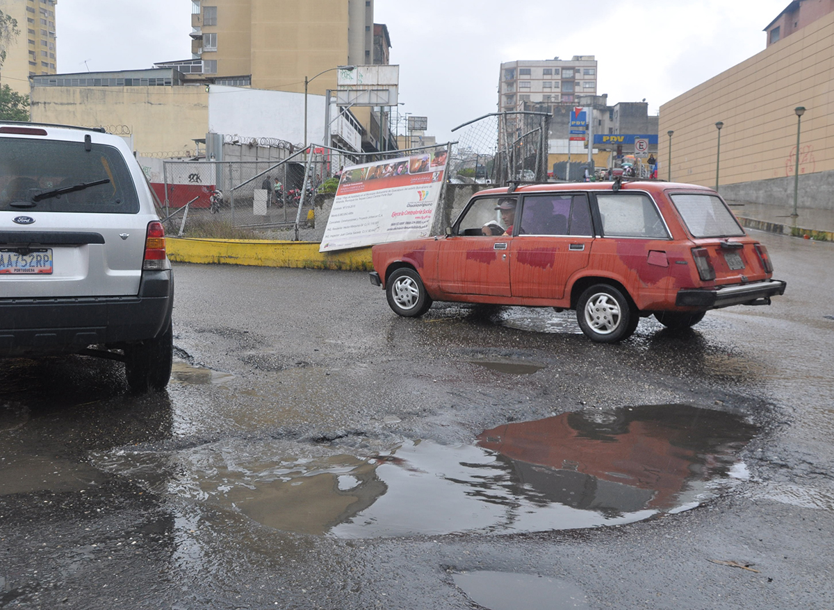 Caos en la redoma