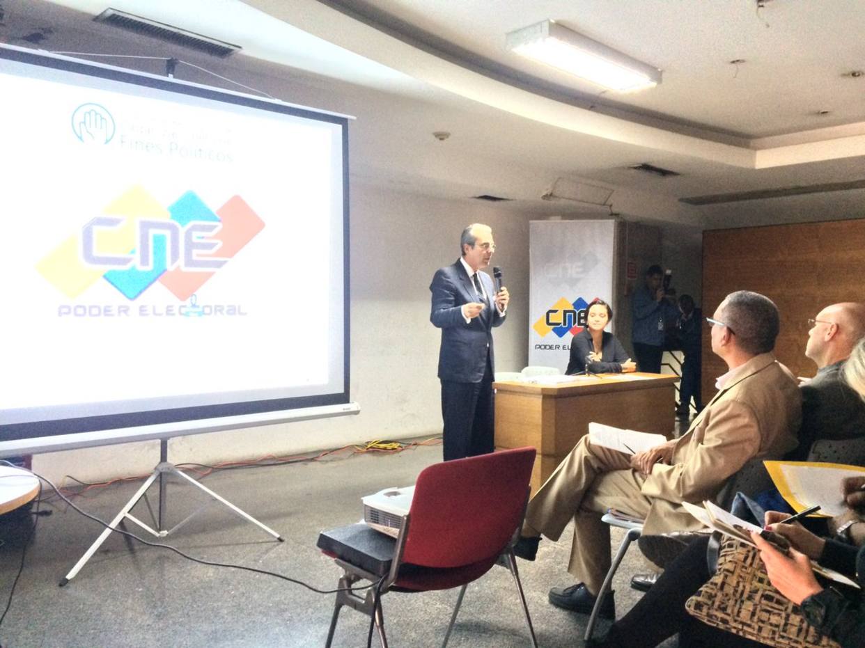 Rectores del CNE no se reunieron con representantes de partidos políticos