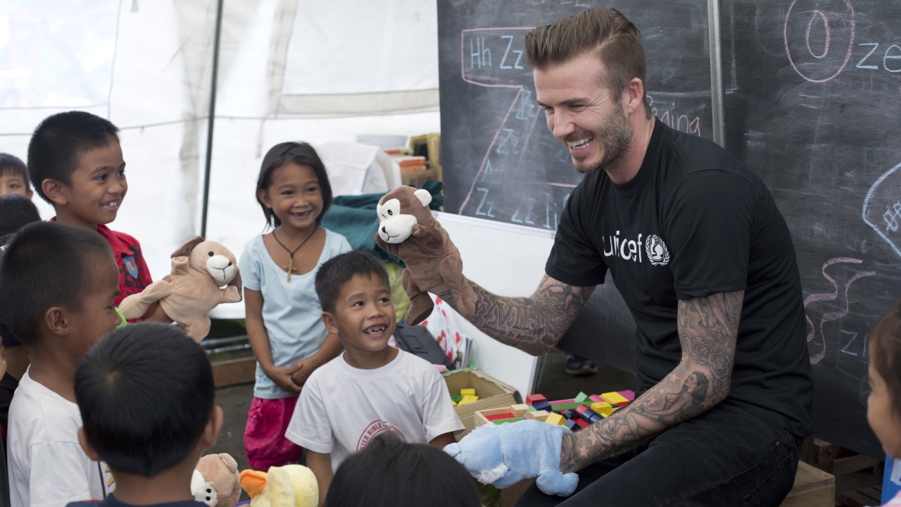 Beckham niega haber usado su labor con Unicef para beneficiar sus negocios
