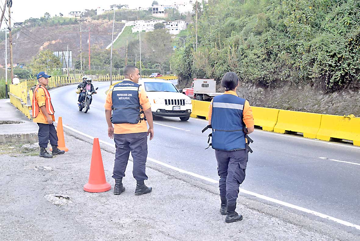 Desplegados en la Panamericana