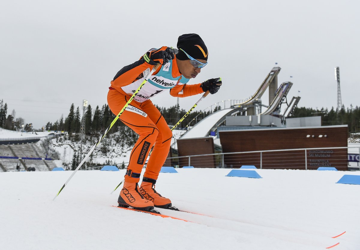 La travesía de Adrián Solano, el esquiador venezolano que nunca había tocado la nieve