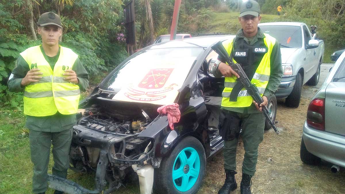 GNB recupera vehículo desvalijado en Pozo de Rosas
