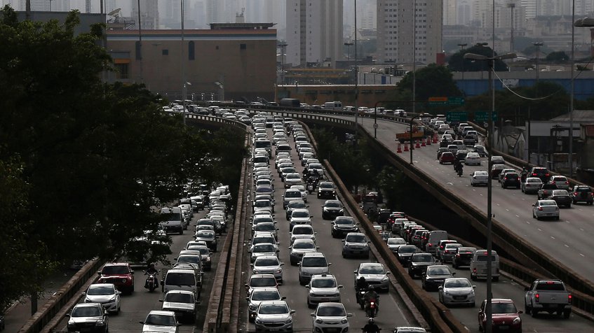 Sao Paulo protestó contra la reforma al régimen de jubilaciones