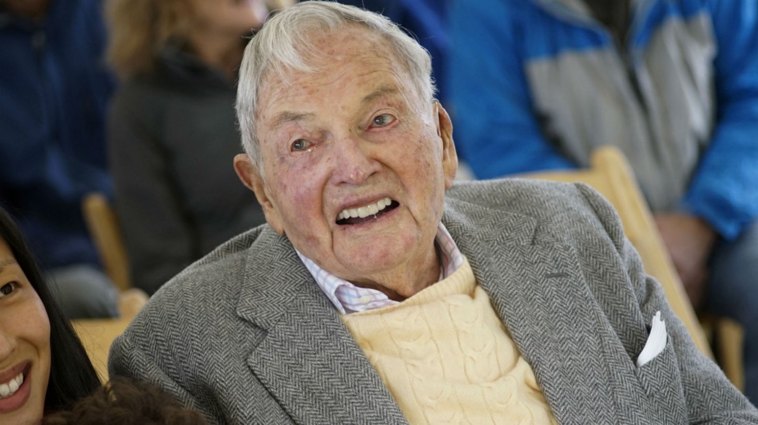 Multimillonario David Rockefeller muere a los 101 años