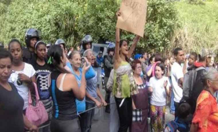 Protestaron en la Trabuco por falta de agua