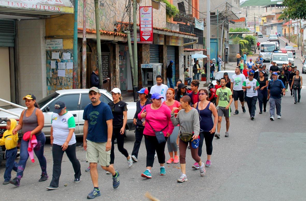 Más de 60 carrizaleños caminaron 10K  en X Caminata Día Internacional de la Mujer
