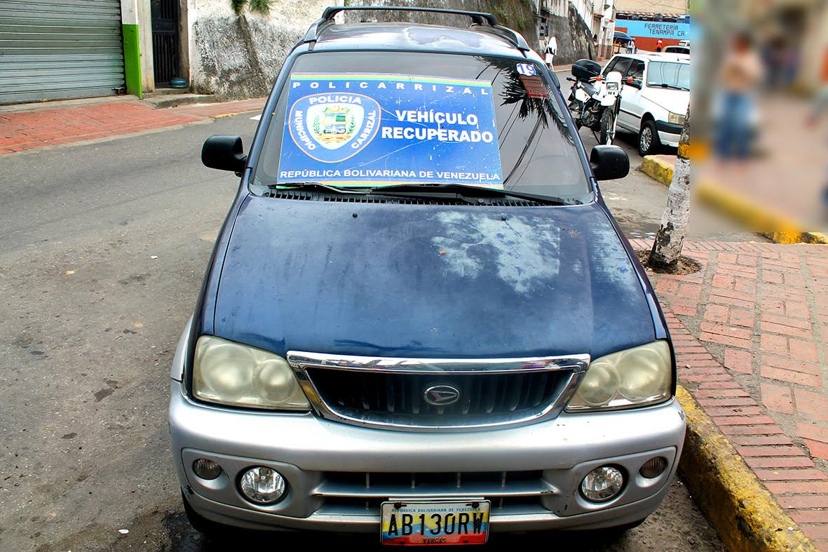 Policarrizal recupera vehículo perteneciente a Globovisión