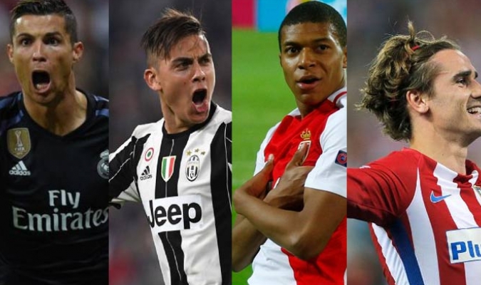 Cristiano, Dybala, Mbappé y Griezmann los mejores de la semana