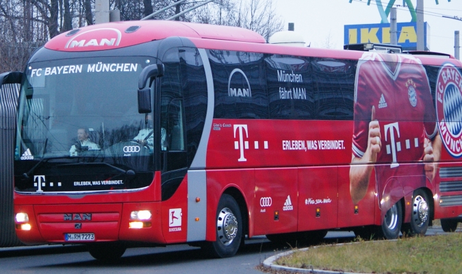 El Bayern de Múnich ya se encuentra en Madrid