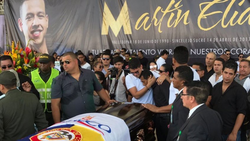 Colombianos despidieron al hijo de Diomedes Díaz, Martín Elías
