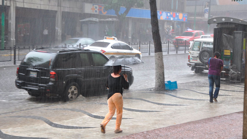 Inameh prevé lluvias para este viernes en gran parte del país