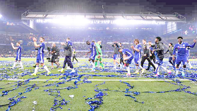 Chelsea celebró campeonato con victoria