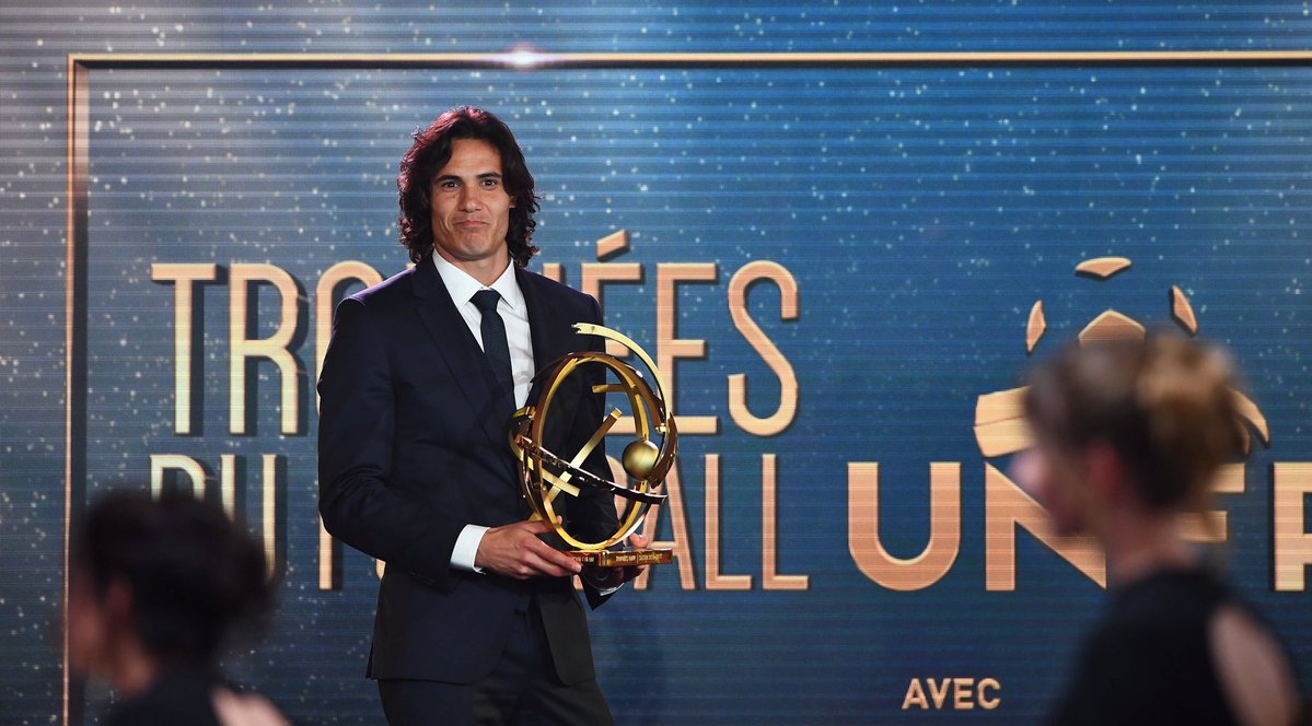 Cavani elegido mejor jugador del año por los futbolistas de Francia