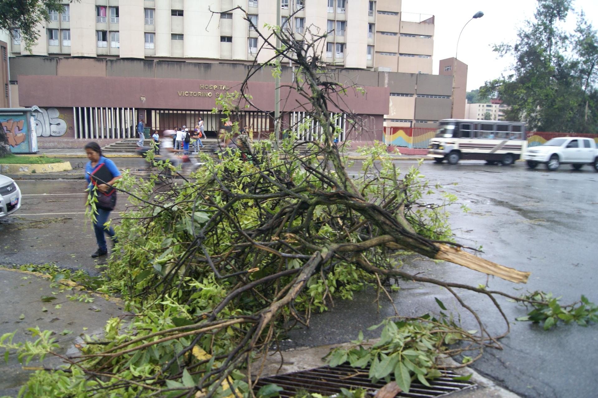 Lluvia con fuerte viento sorprendió a los Altos