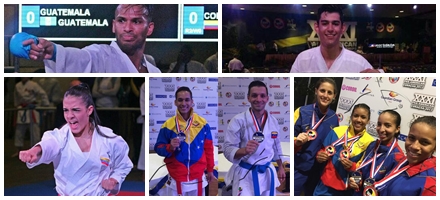 Venezuela se acredita ocho preseas en el Campeonato de Karate Do