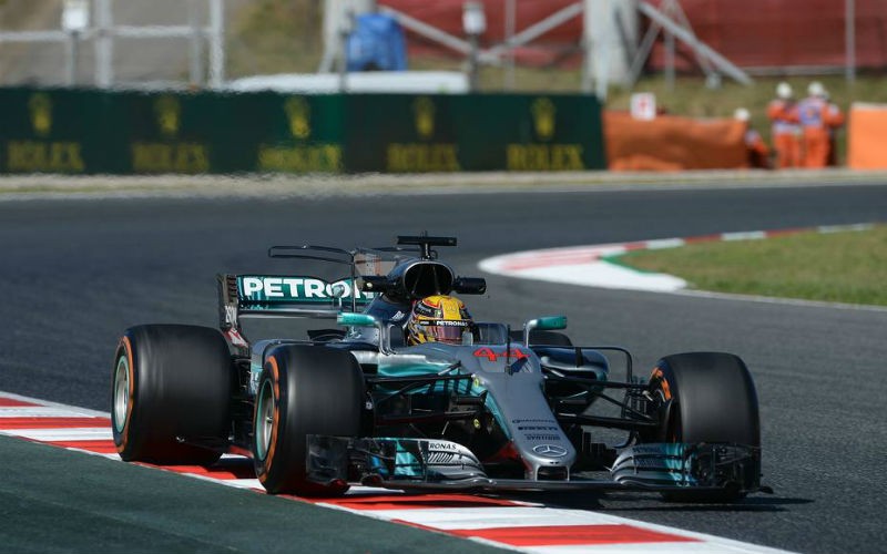 Hamilton fue el más rápido de los entrenamientos libres en Montmeló