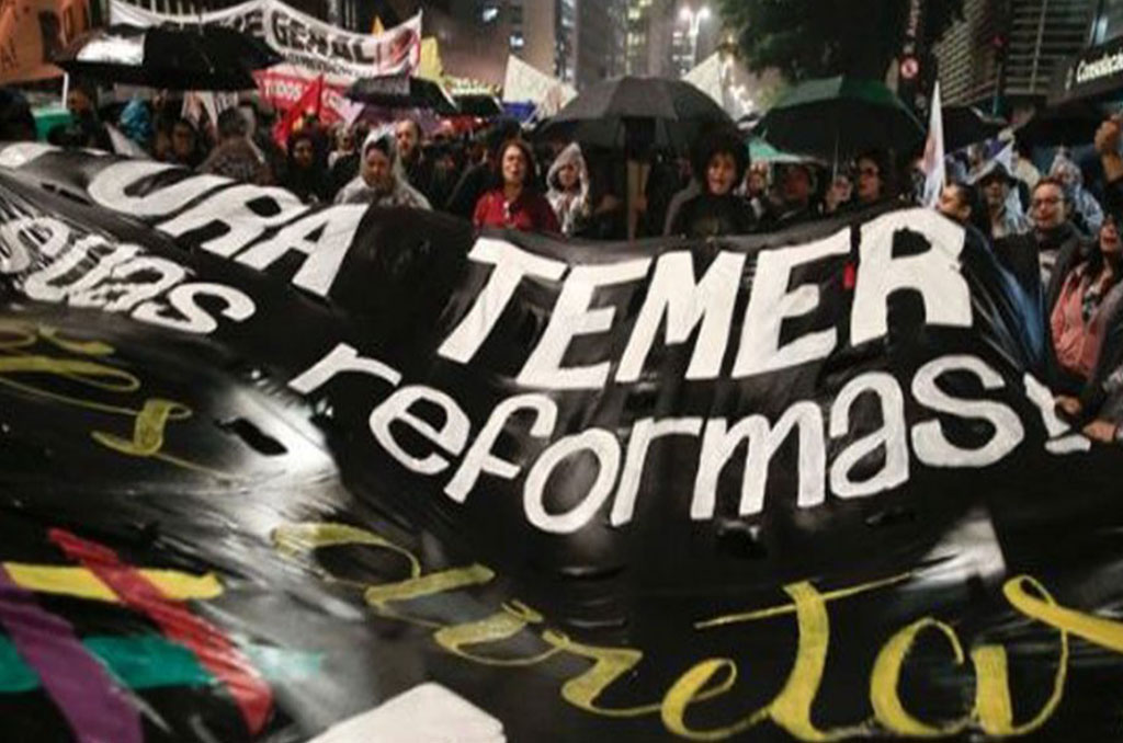 Brasileños protestarán para exigir renuncia de Temer