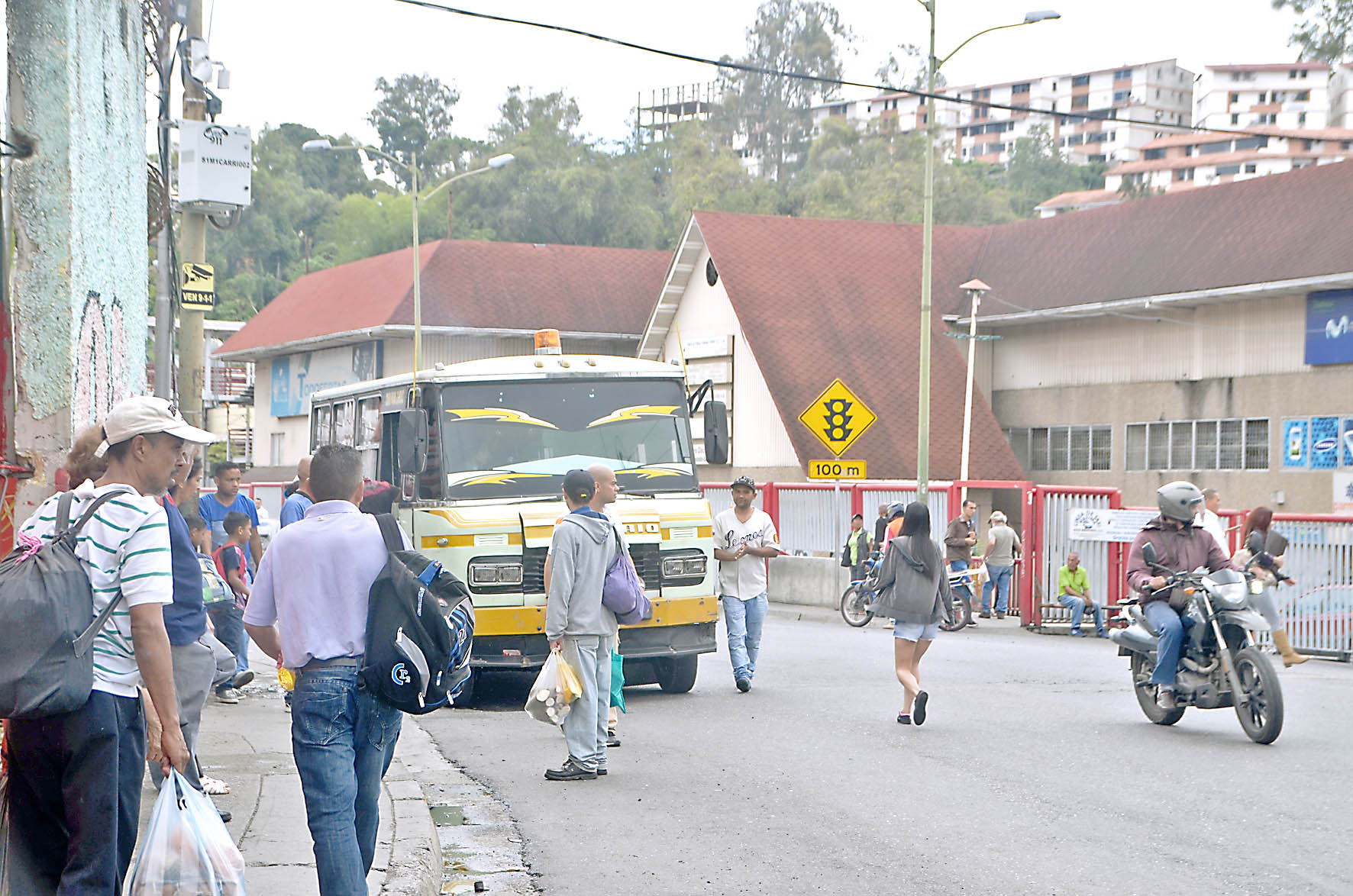 Segundo día sin transporte público