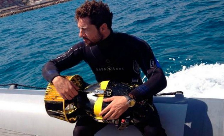 Así fue como David Bisbal buceó para dar inicio a su gira “Hijos del Mar”