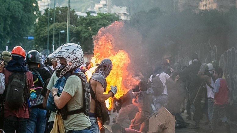 Murió joven quemado durante manifestaciones en Altamira