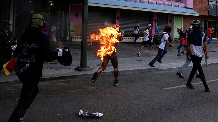 Muere joven quemado en protesta opositora en Altamira