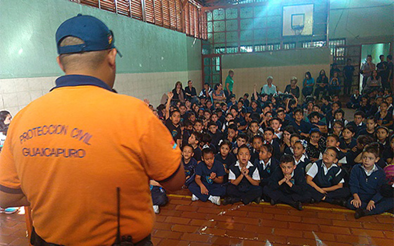 Estudiantes ya saben qué hacer en caso de terremoto