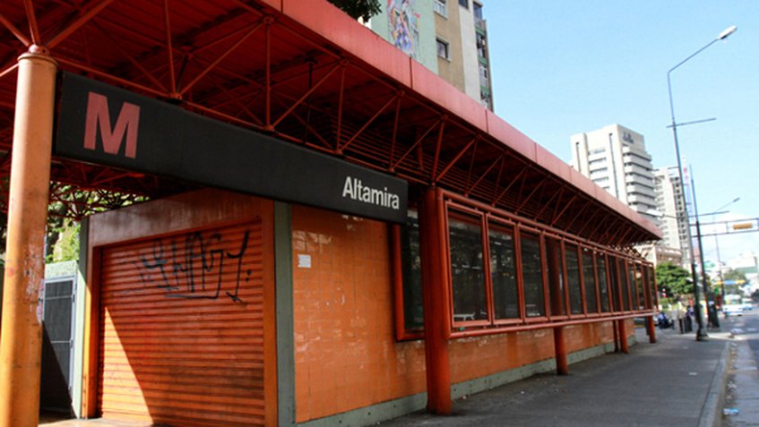 Metro de Caracas cierra la estación Altamira tras hechos irregulares