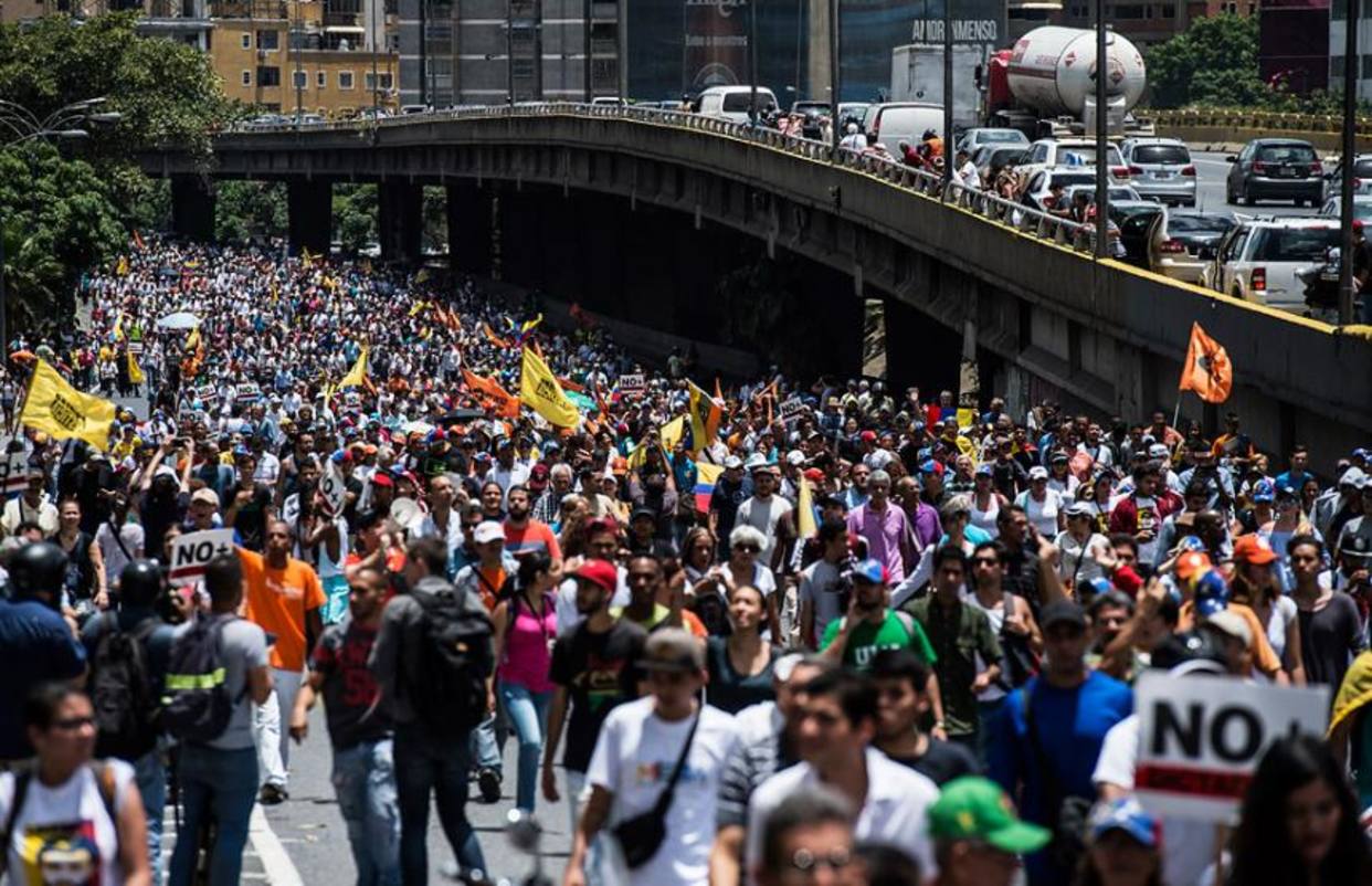 MUD convocó protestas para este lunes en todo el territorio nacional