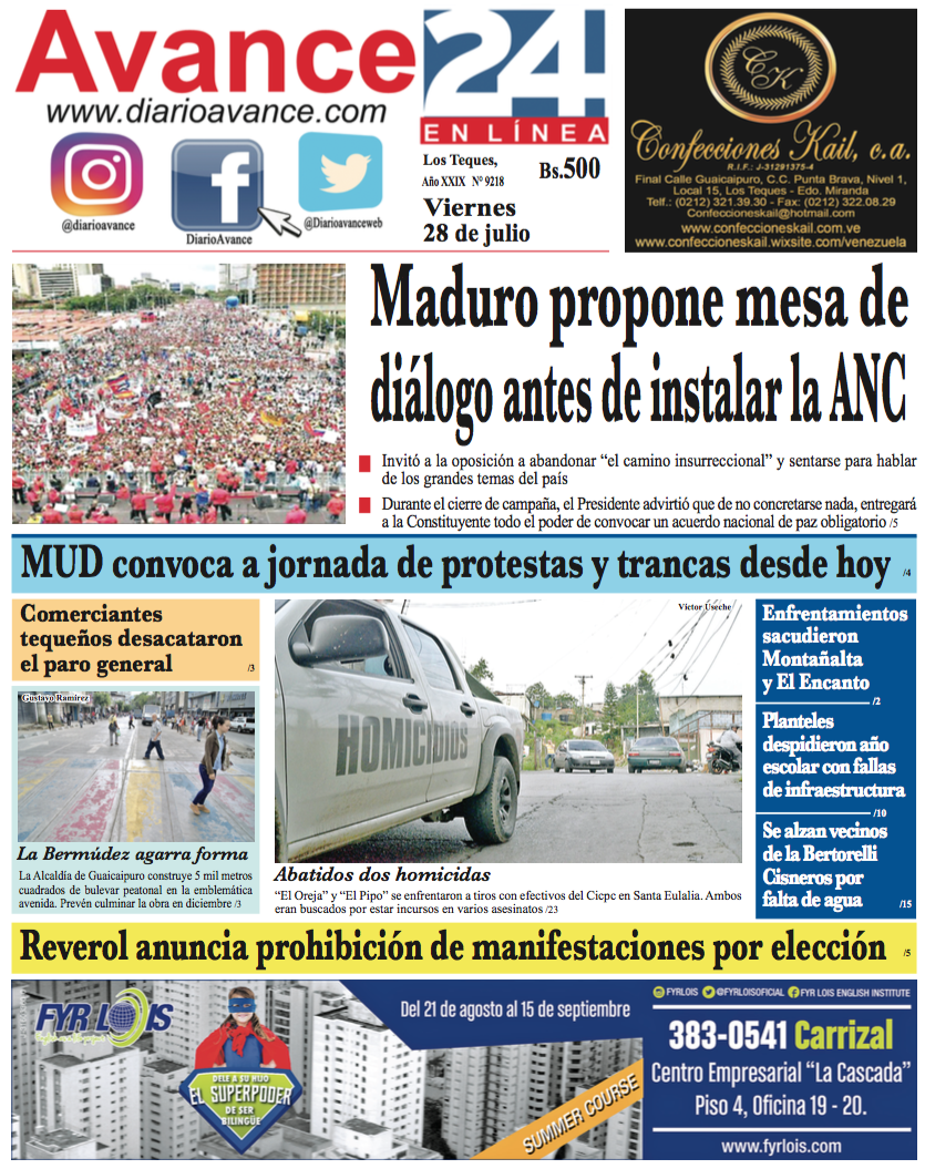 Portada 28-07-2017