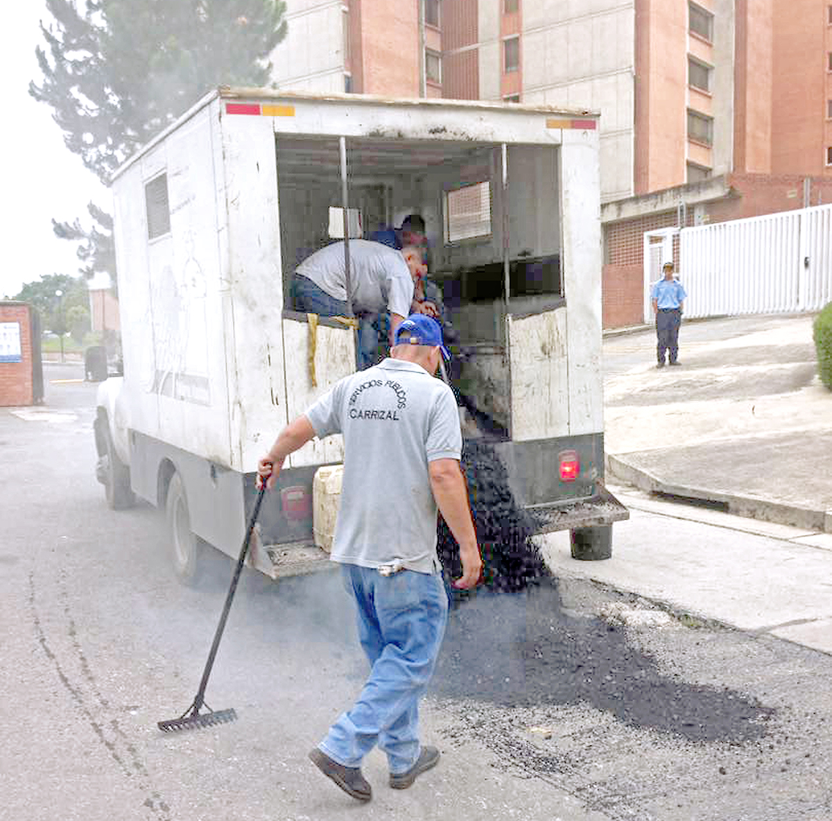 300 toneladas de asfalto fueron colocadas en Carrizal