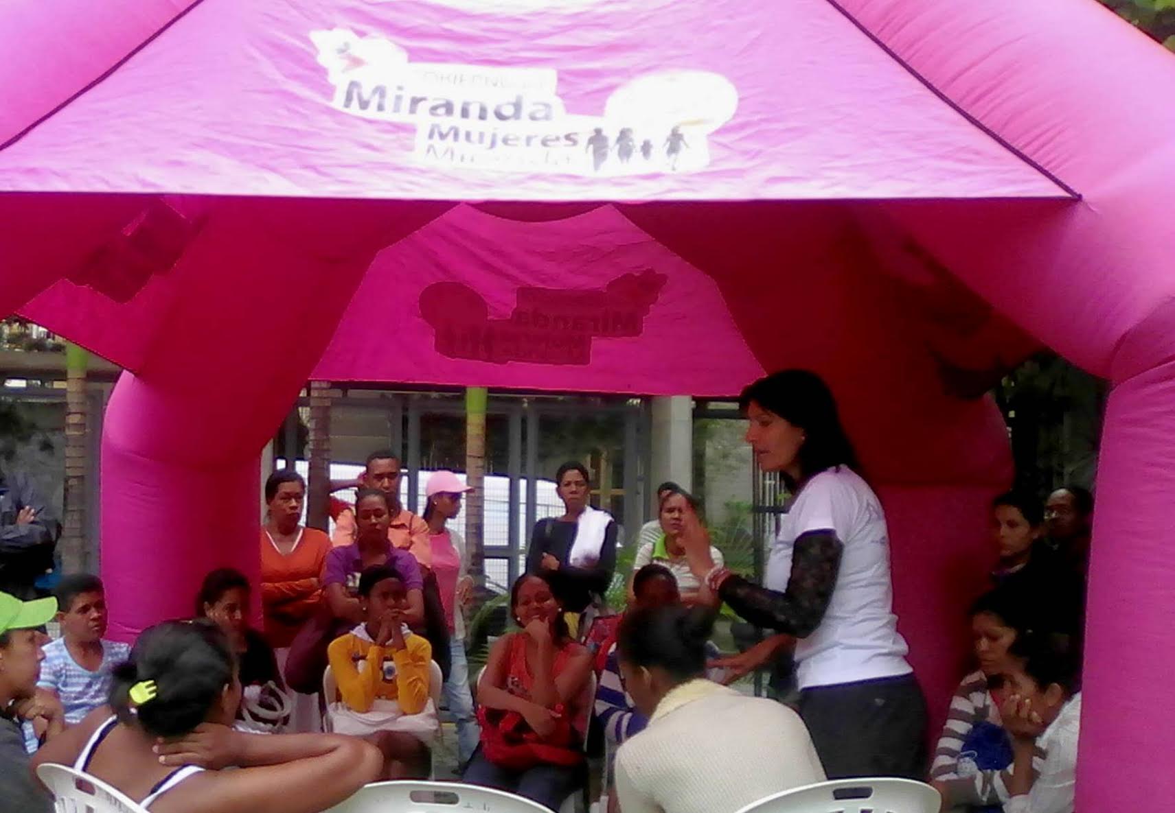 Más de cinco mil ciudadanas fueron beneficiadas con programas que impulsa Mujeres Miranda