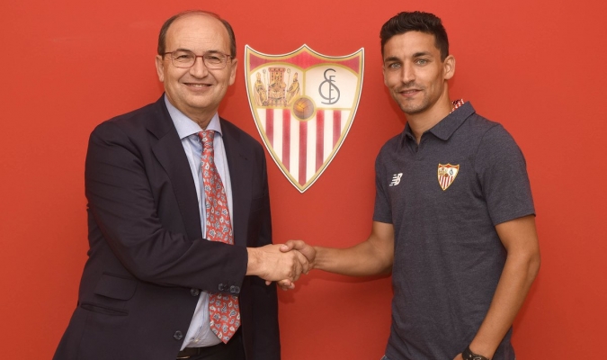 Jesús Navas volvió al club de sus amores