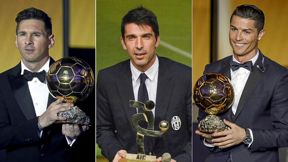 Buffon, Messi y Cristiano, candidatos a mejor jugador de la UEFA