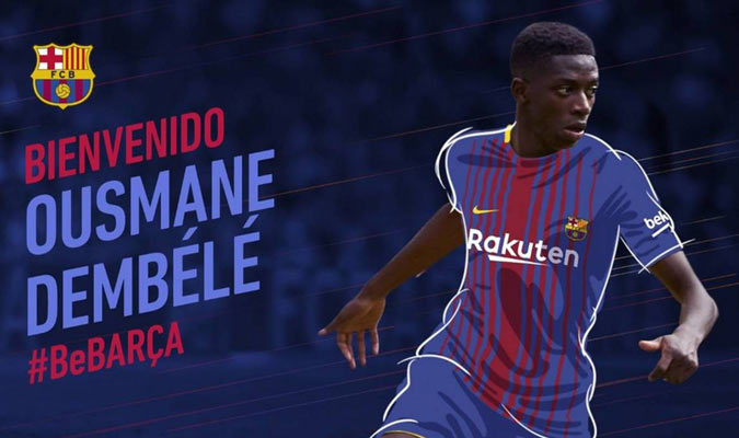 Dembélé ya es oficialmente del Barcelona