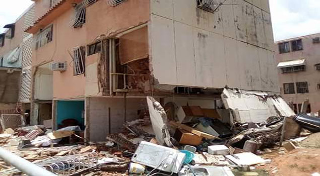 Explosión de bombona dejó varios heridos en Los Bloques de La Paragua