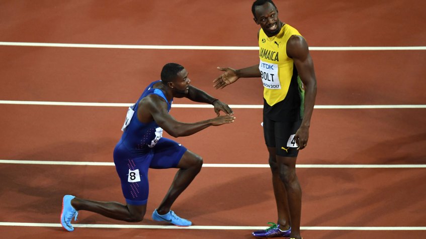 En su última carrera, Bolt sede su corona a Gatlin