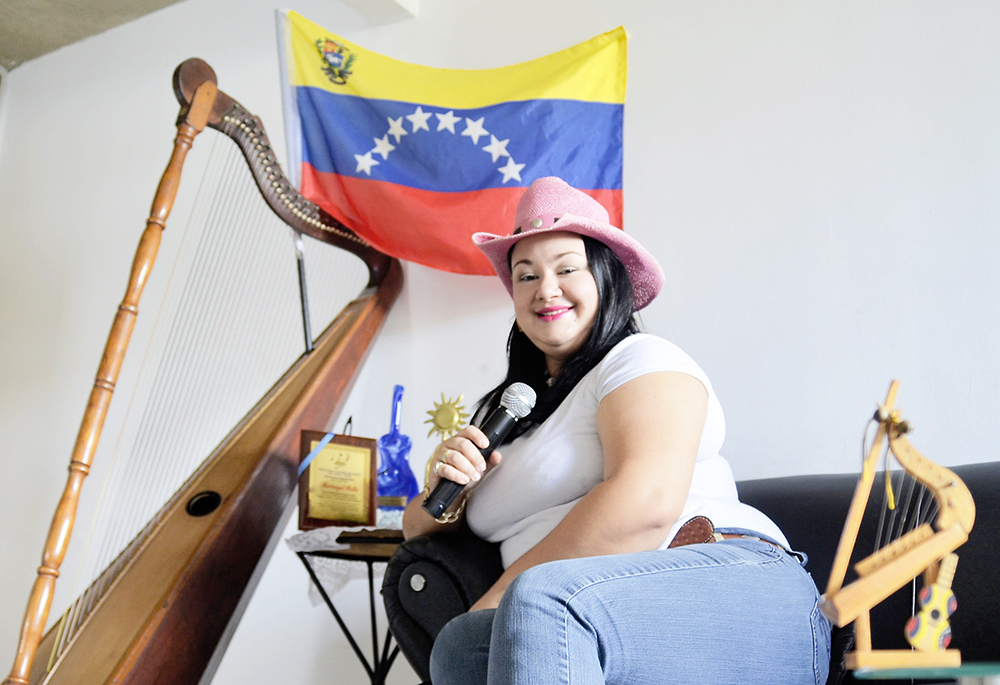 Mariángel Bello, una imponente cantante del folclore venezolano