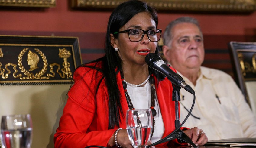 Delcy Rodríguez asegura que bloqueo financiero busca apropiarse de Citgo en EEUU