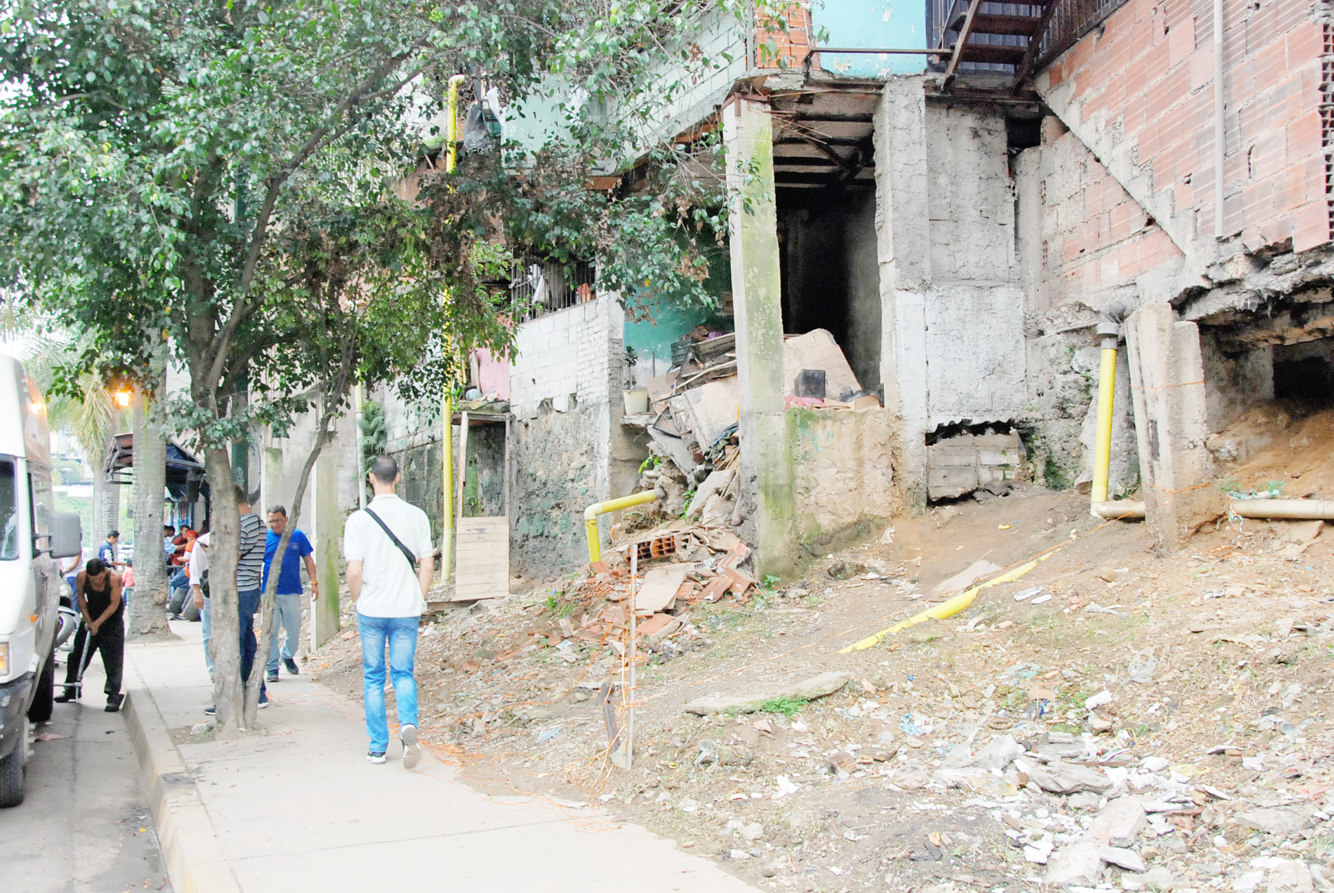 A punto de caer 12 casas en la Miranda