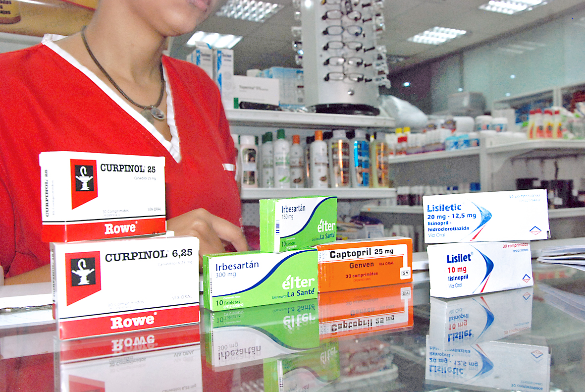 Farmacias reciben antihipertensivos
