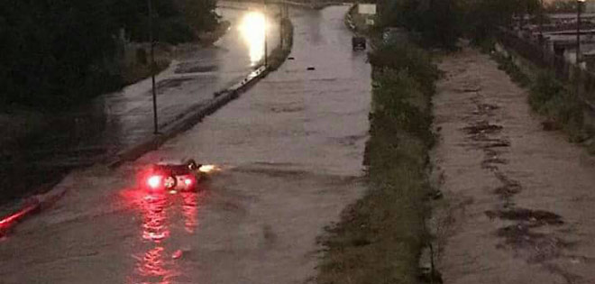 Reportaron inundación en Puerto Cabello tras el desborde de ríos